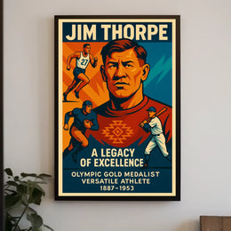 Jim Thorpe A Legacy of Excellence Poster
