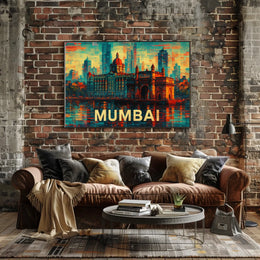 Mumbai Skyline Poster