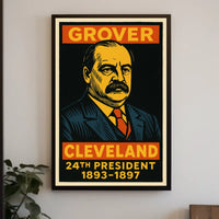 Grover Cleveland 24th President Poster