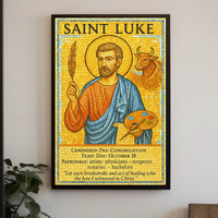 Saint Luke Patron of Artists and Physicians Poster PosterGoat