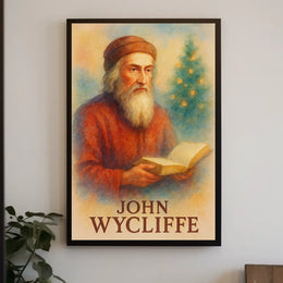 John Wycliffe Literary Icon Prime Historical or Presidential Poster