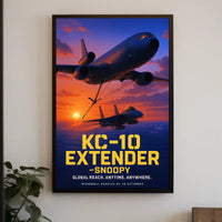 KC-10 Extender Snoopy Poster PosterGoat