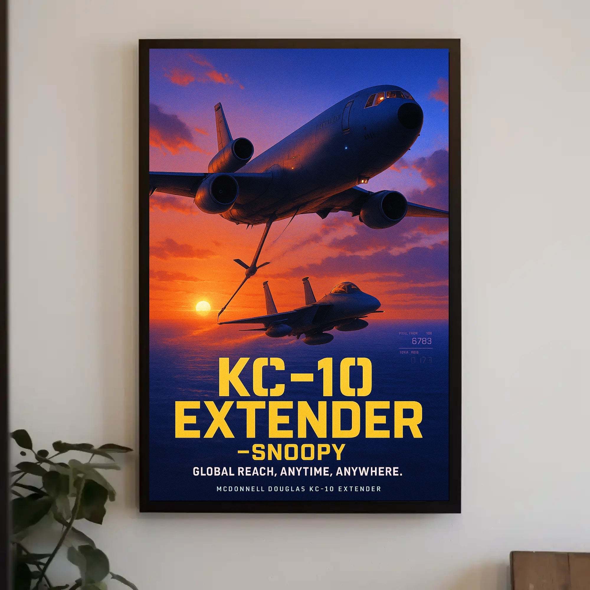 KC-10 Extender Snoopy Poster PosterGoat