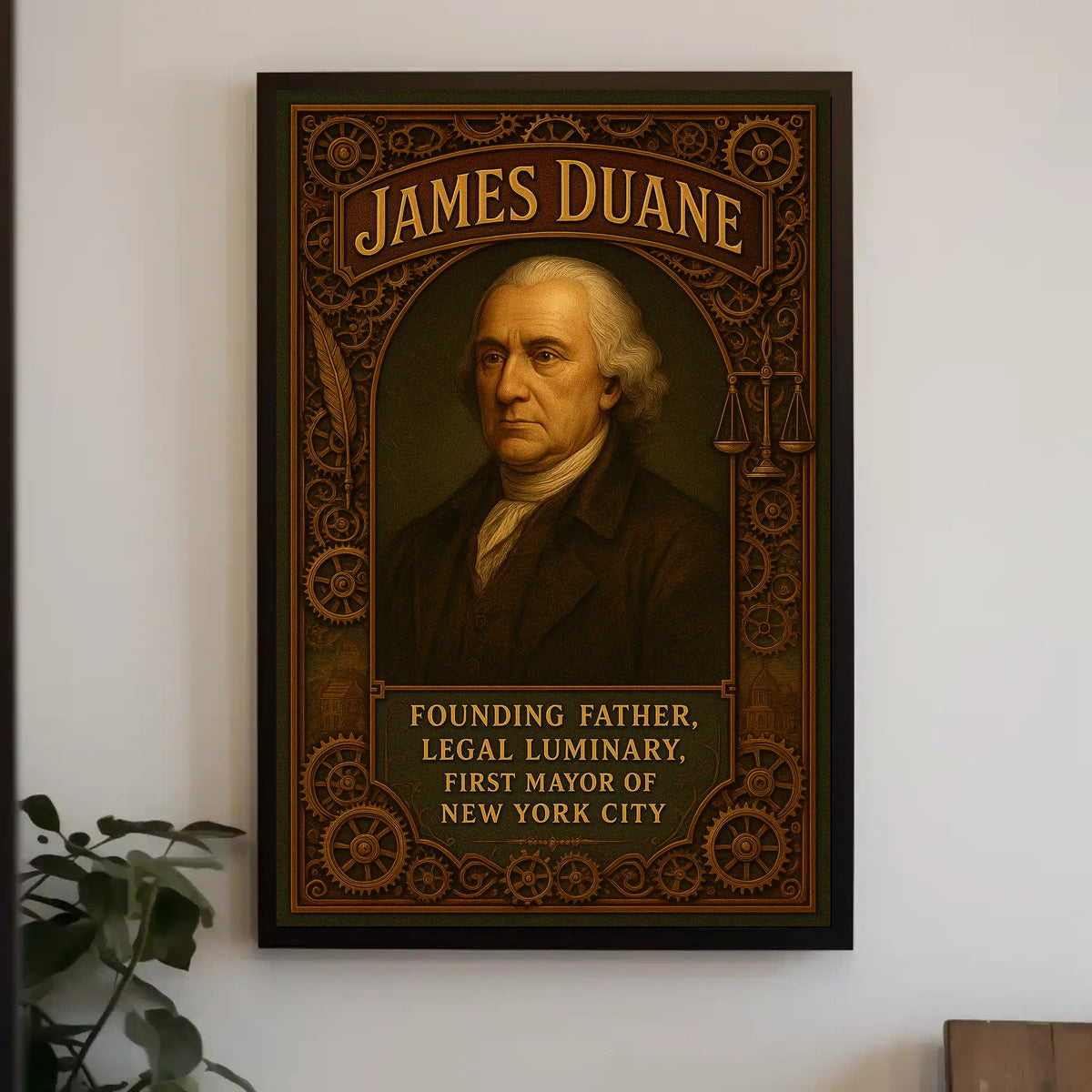 James Duane Founding Father and First Mayor of New York City Poster