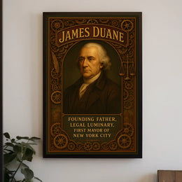 James Duane Founding Father and First Mayor of New York City Poster