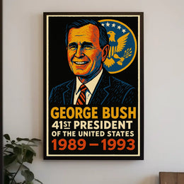 George Bush 41st President Poster