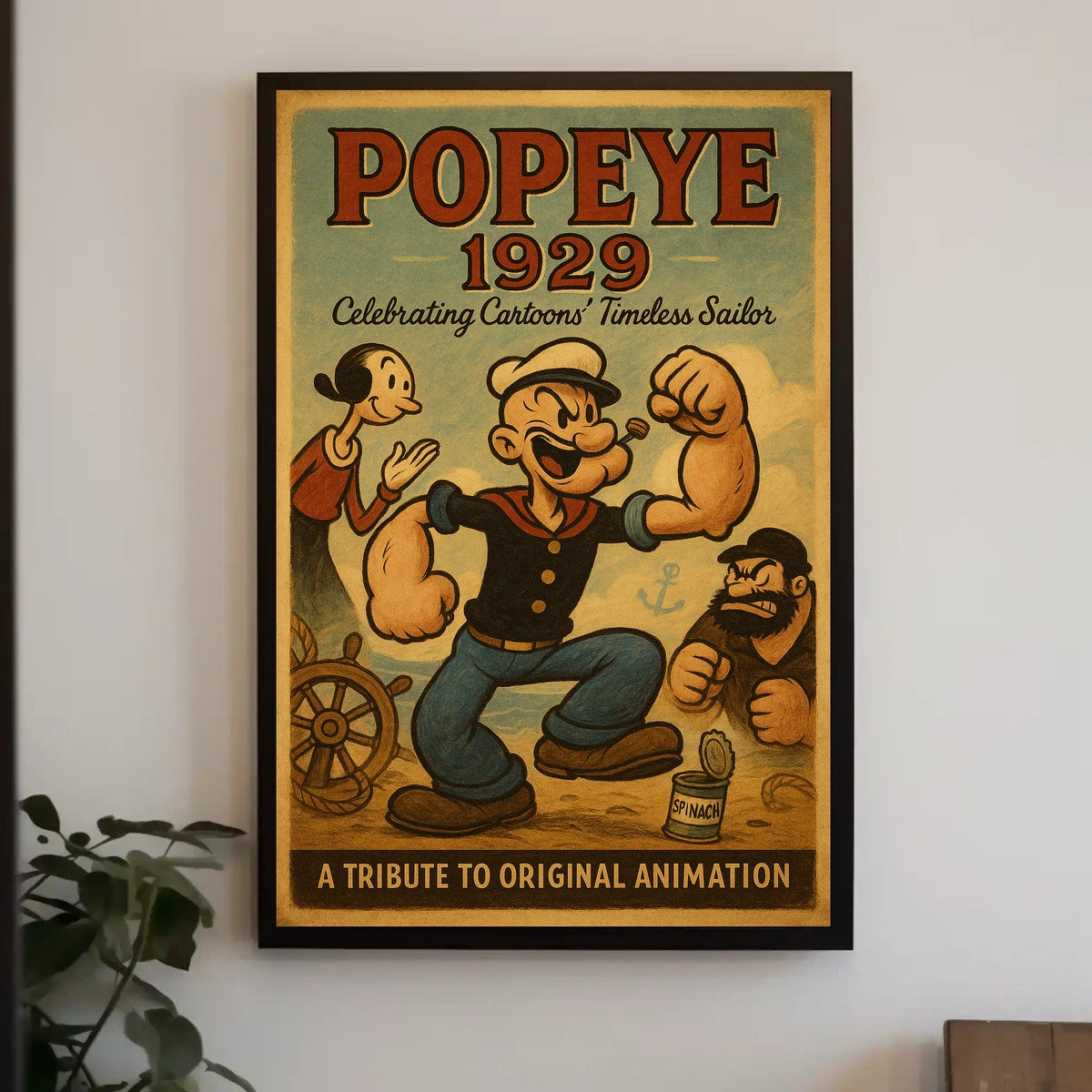 Popeye 1929 Art Poster POP-05