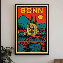 Bonn Cityscape Poster
