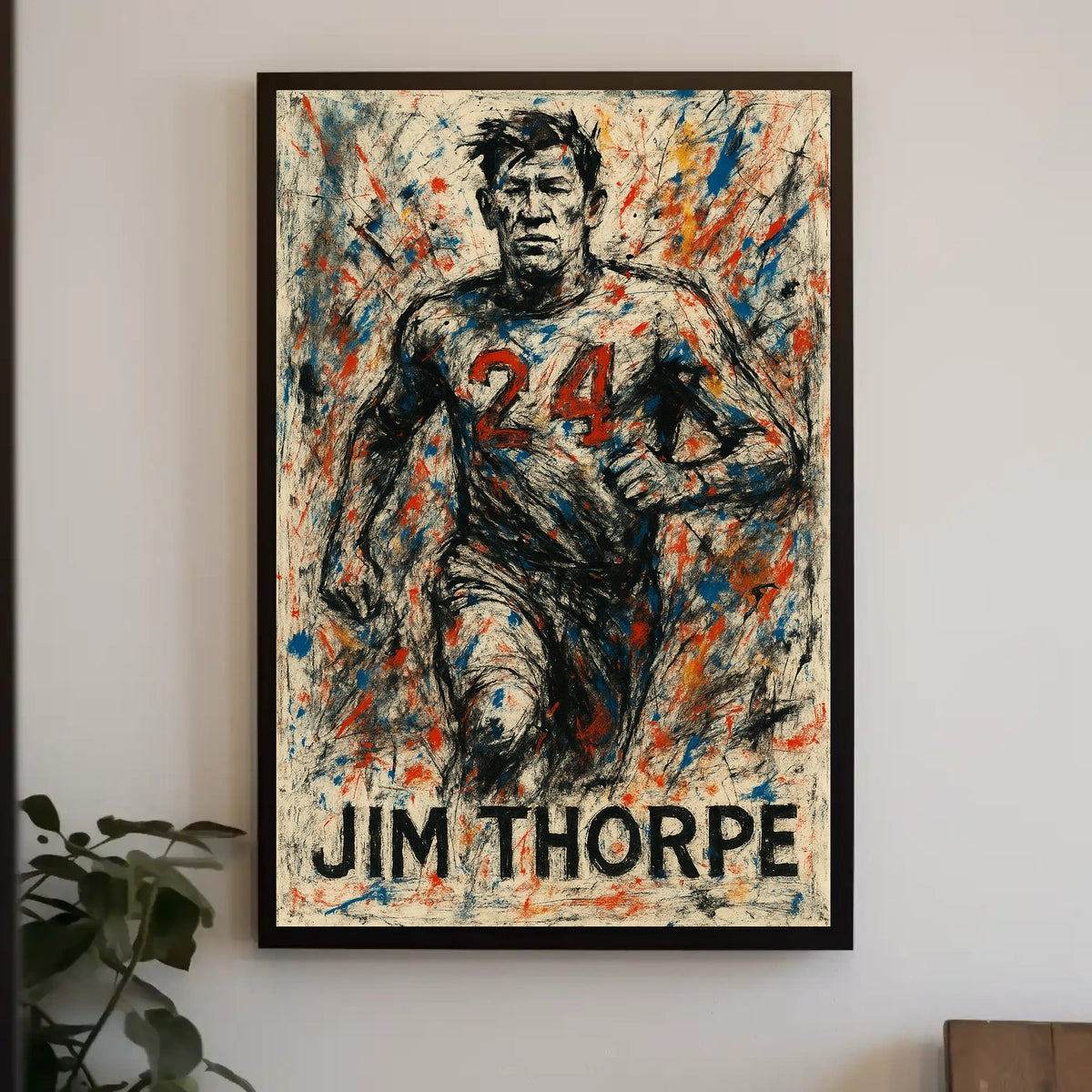 Jim Thorpe Athletic Legend Poster