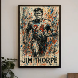 Jim Thorpe Athletic Legend Poster