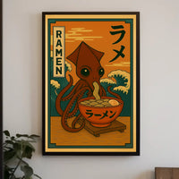 Ramen Squid Delight Poster