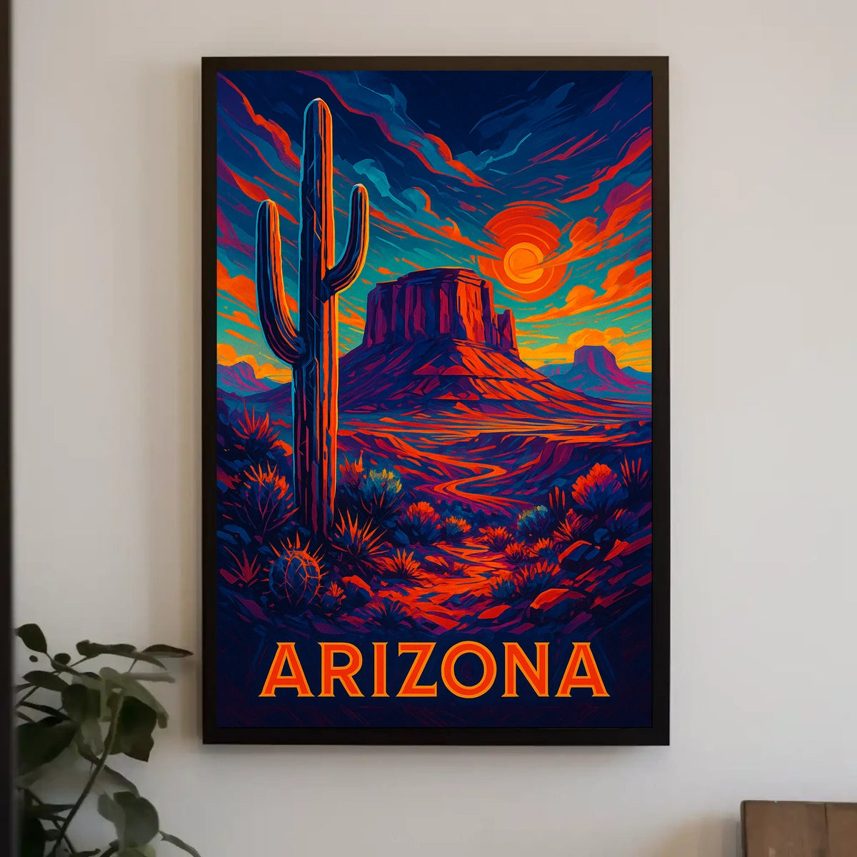Arizona Desert Landscape Poster