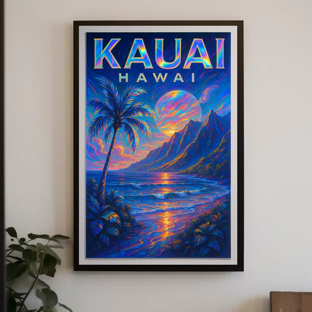 Kauai, Hawaii Tropical Paradise Poster