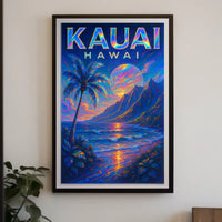 Kauai, Hawaii Tropical Paradise Poster