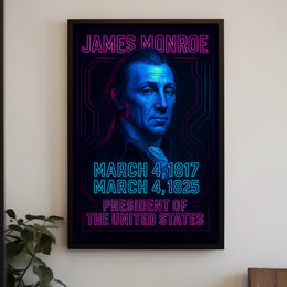 James Monroe President of the United States Poster