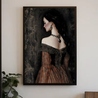 Vintage Elegance Noble Woman Fantasy or Mythology Poster PosterGoat