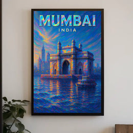 MumbaiS Iconic Gateway Poster