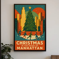 Christmas In Manhattan Poster