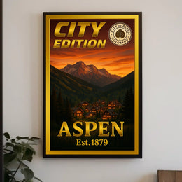 Aspen City Edition Poster