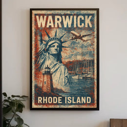 Warwick, Rhode Island A Vintage Poster