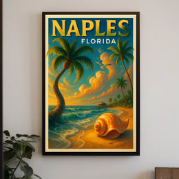 Naples, Florida Tropical Paradise Poster