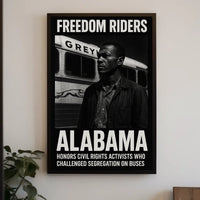 Freedom Riders Honoring Civil Rights Poster