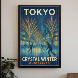 Crystal Winter In Tokyo Poster