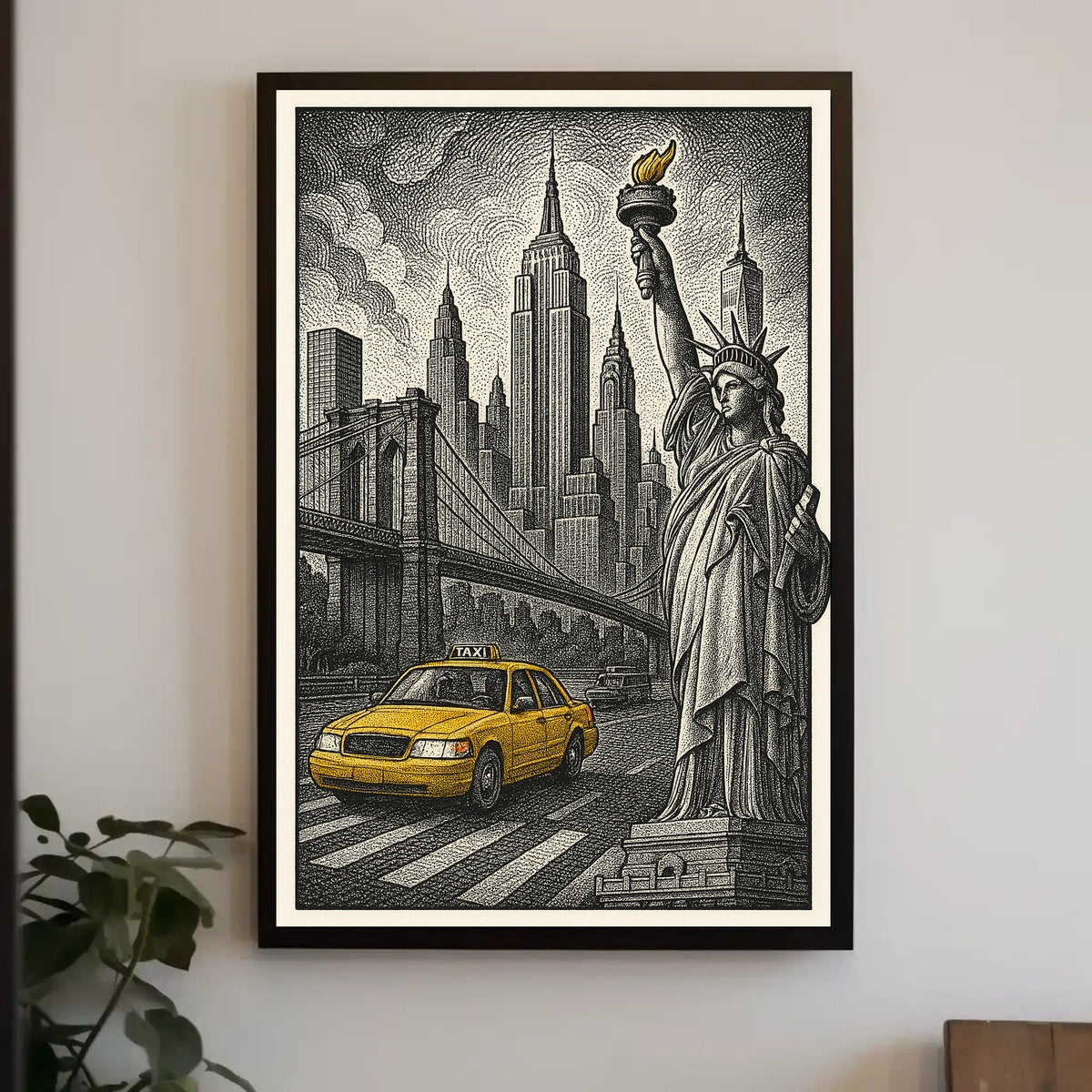 New York City Icons Poster