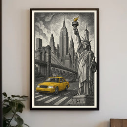 New York City Icons Poster