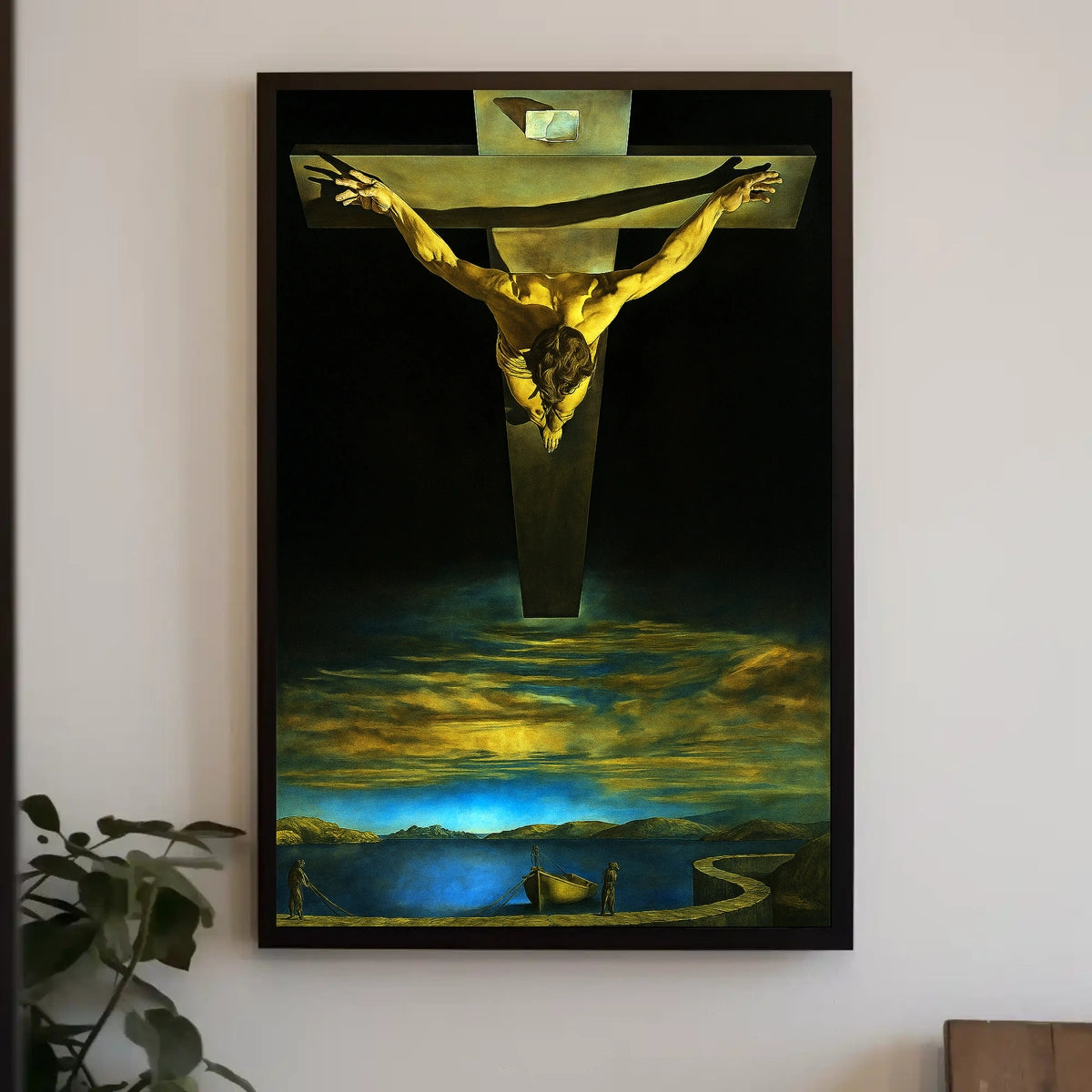 Surreal Vision of the Crucifixion Poster