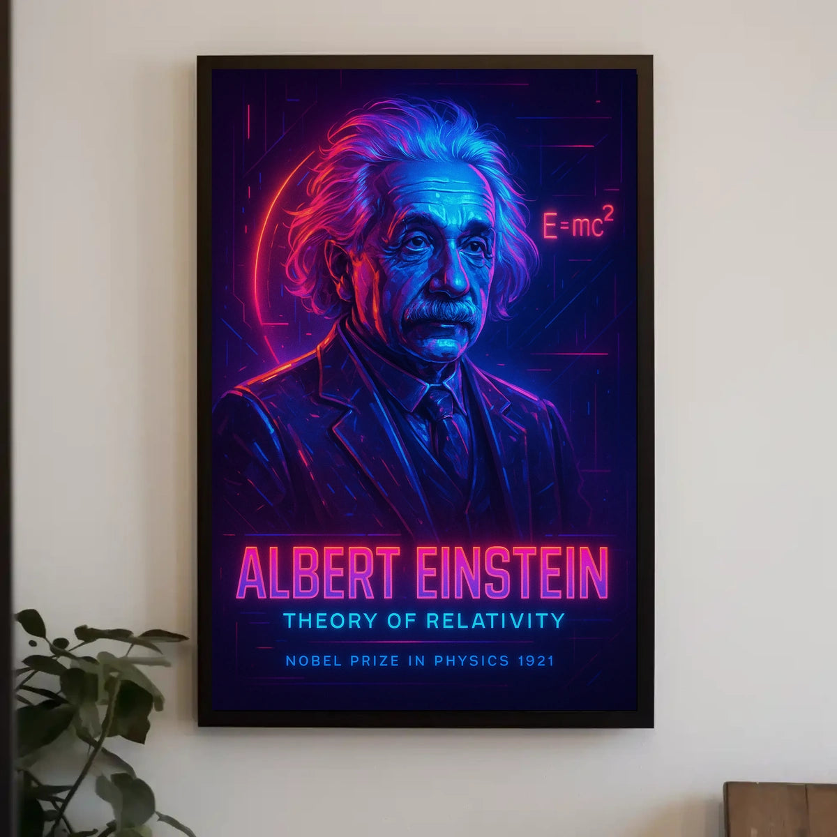 Albert Einstein Theory Of Relativity Poster
