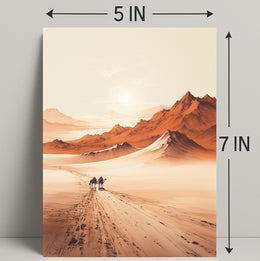 Journey Through The Desert Poster