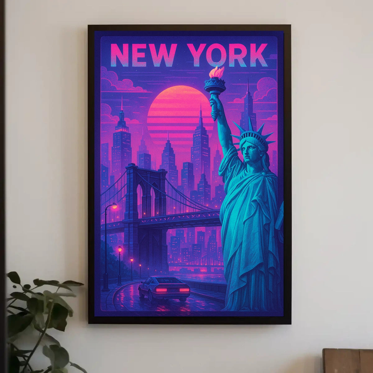 New York Cityscape Poster