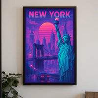 New York Cityscape Poster
