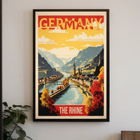 Germany The Rhine Poster