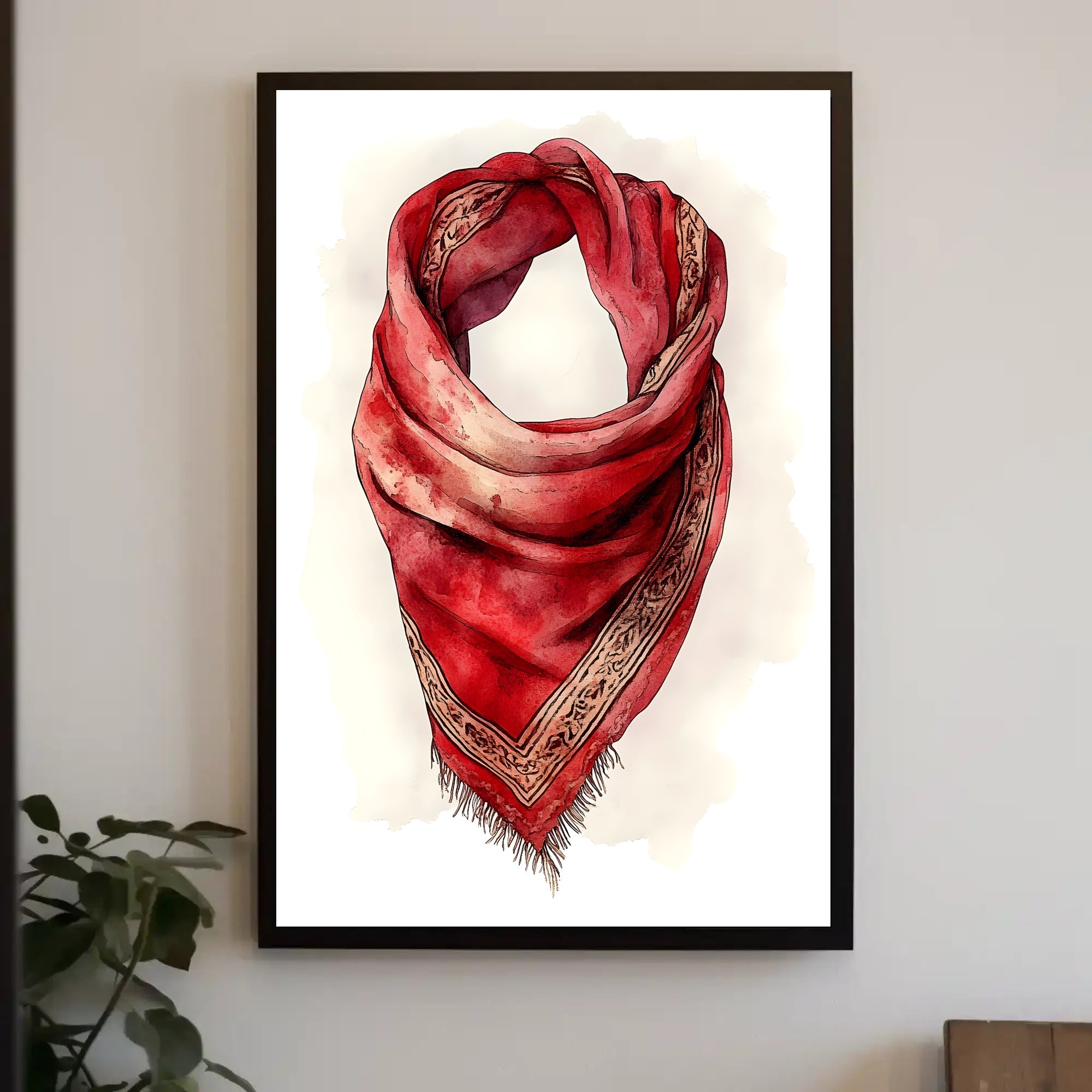 The Art of the Scarf Decorative Wall Art Print