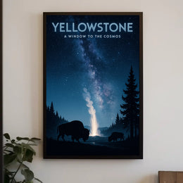 Yellowstone A Window to the Cosmos Poster PosterGoat