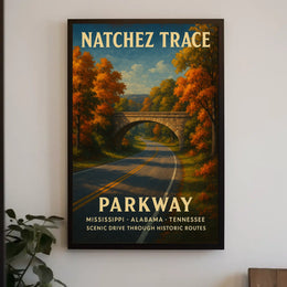 Natchez Trace Parkway Poster