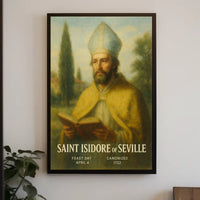 Saint Isidore Of Seville Poster