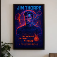 Jim Thorpe Legendary Athlete Poster