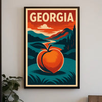 Georgia Peach Poster