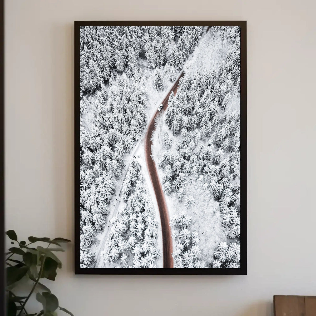 Winter Wonderland Road Poster