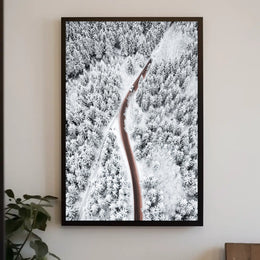 Winter Wonderland Road Poster