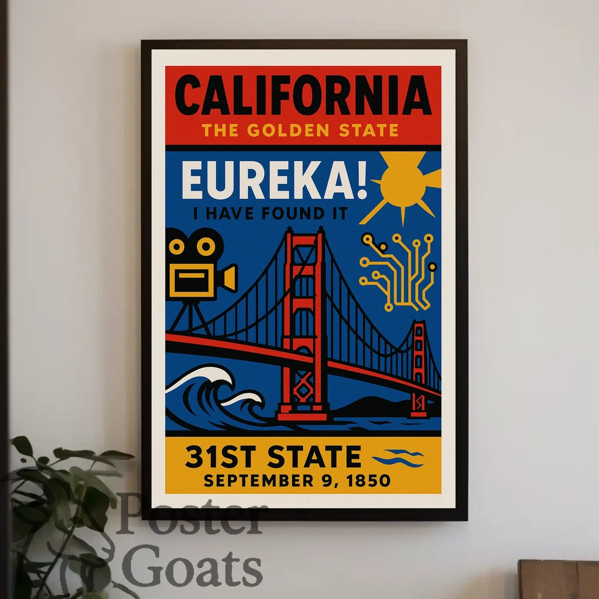 California Golden State Culture – Cultural or Heritage Poster