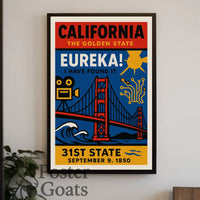 California Golden State Culture – Cultural or Heritage Poster