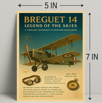 Legend of the Skies Breguet 14 Poster PosterGoat