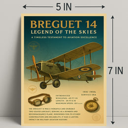 Legend of the Skies Breguet 14 Poster PosterGoat