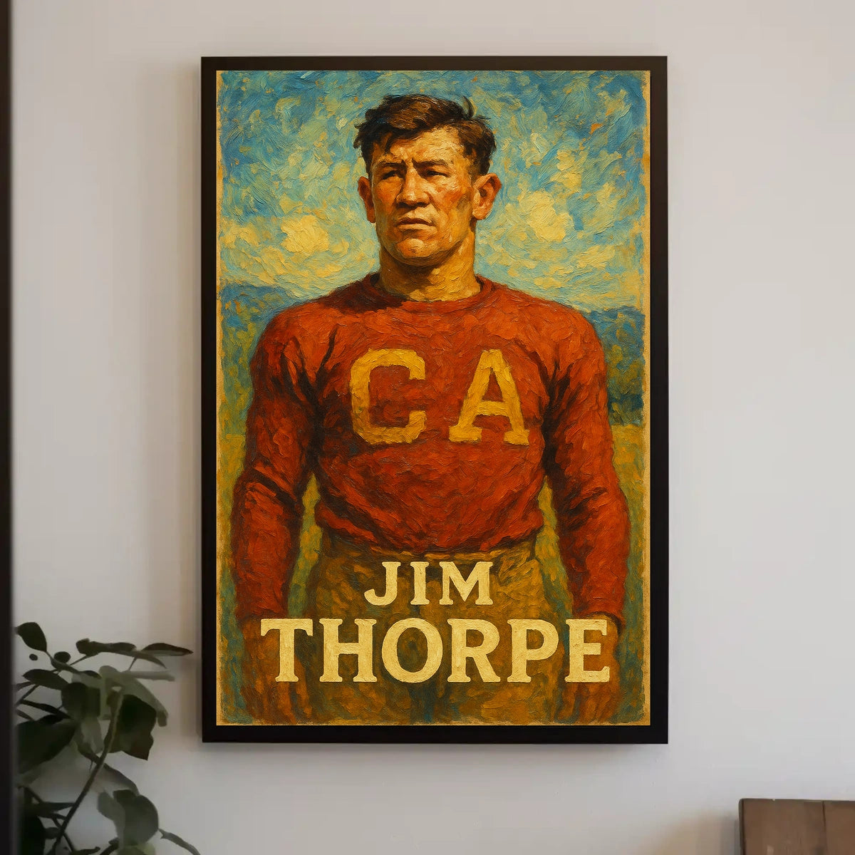 Jim Thorpe Portrait Poster