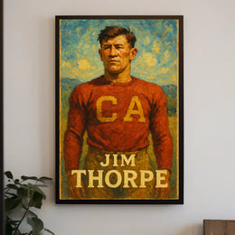 Jim Thorpe Portrait Poster