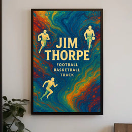 Jim Thorpe Multisport Legend Poster